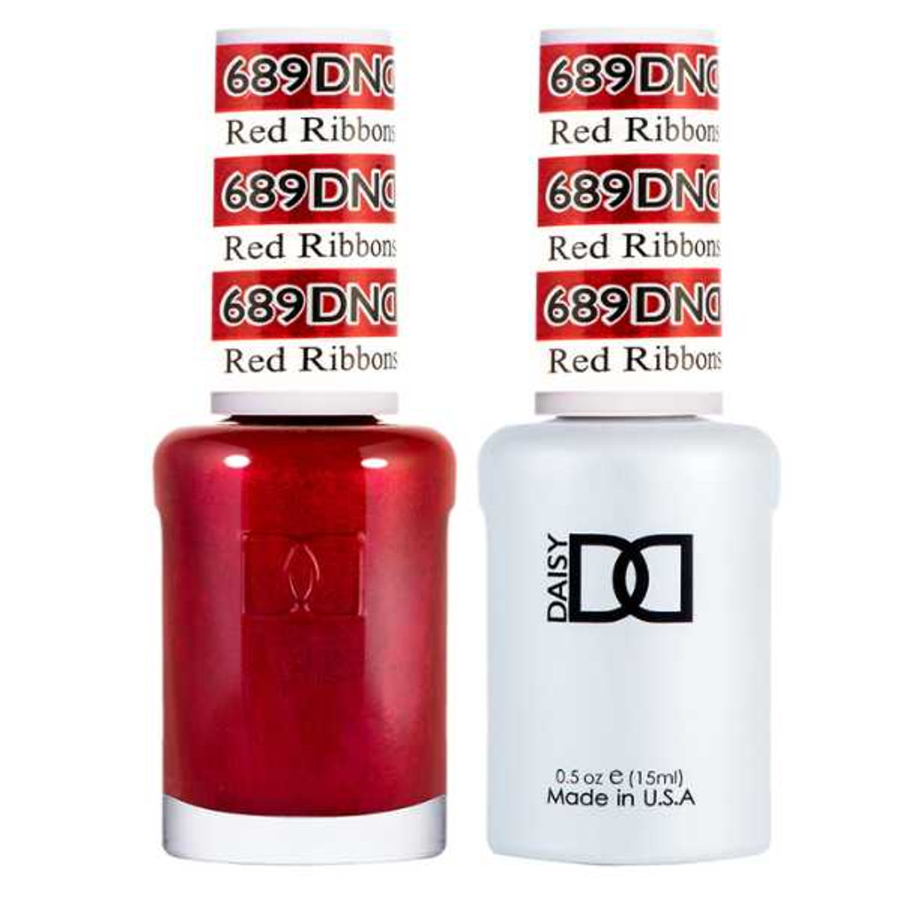 DND - Gel & Lacquer - Red Ribbons - #689
