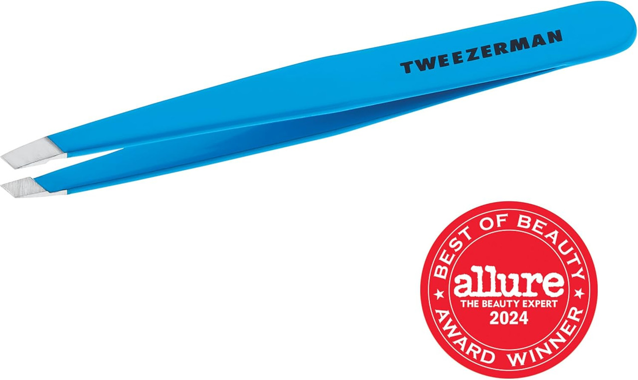 Tweezerman Blue Jewel Slant Tweezer