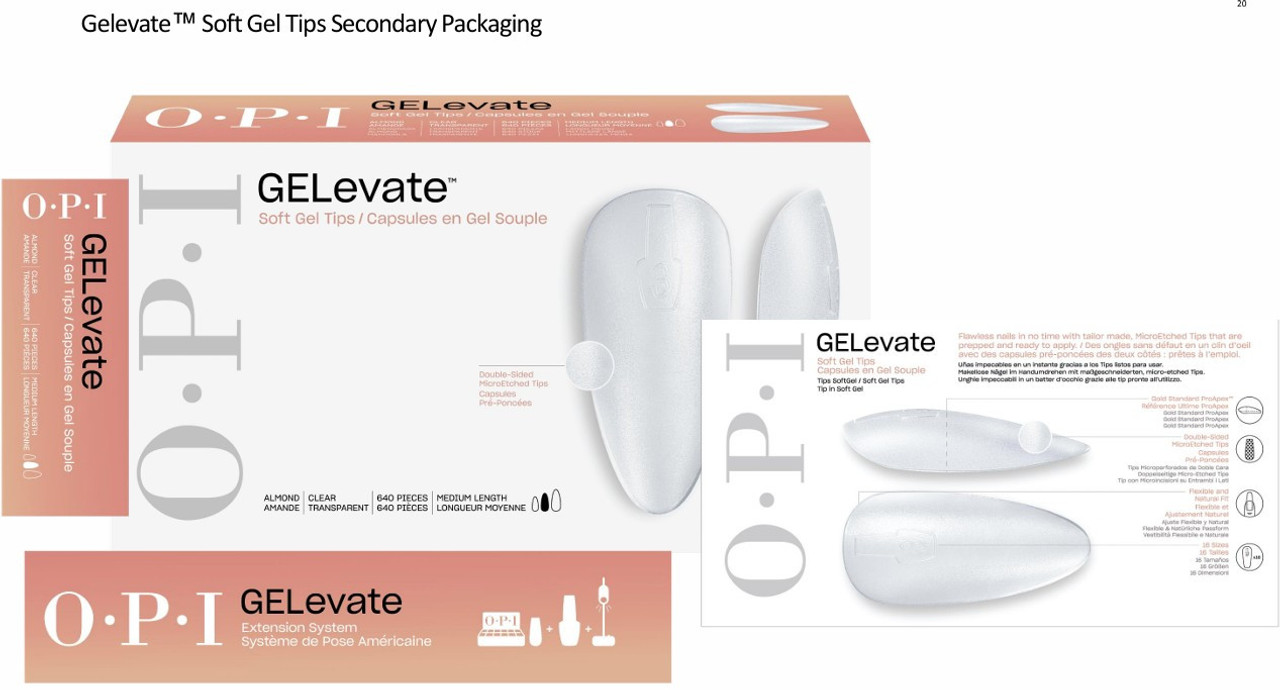OPI GELevate Soft Gel Extensions