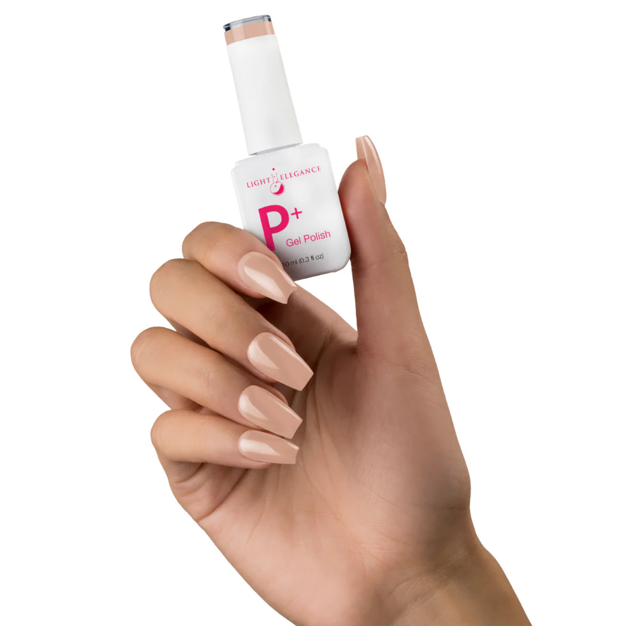 Light Elegance P+ Color Gel Polish Nude with Attitude - 10 ml
