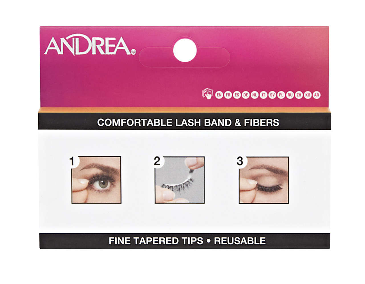 Andrea Strip Lash 108 Black