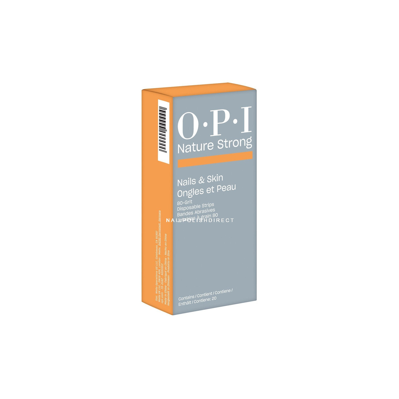 OPI Nature Strong Disposable Grit Strips - 80 Grit