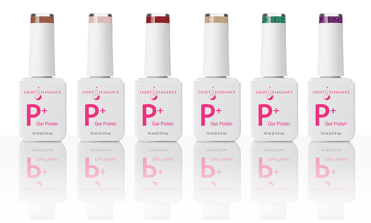 Light Elegance P+ Glitter Gel Polish Fall/Winter 2025 Dare to Indulge Collection