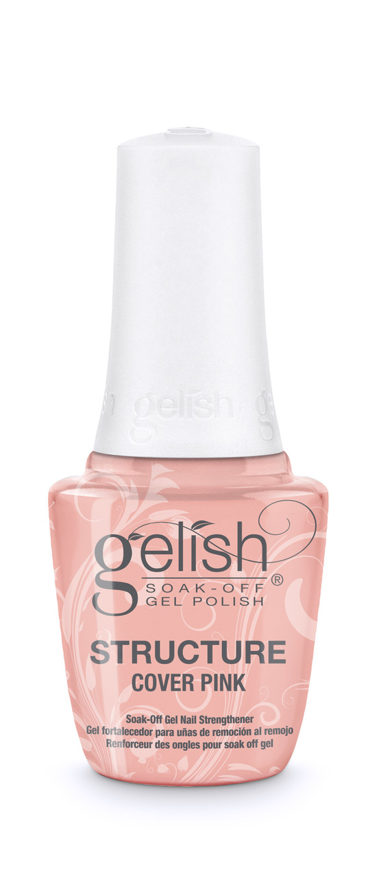 Gelish Brush-On Structure Gel Set - Clear, Translucent Pink & Cover Pink (3 x 15ml)
