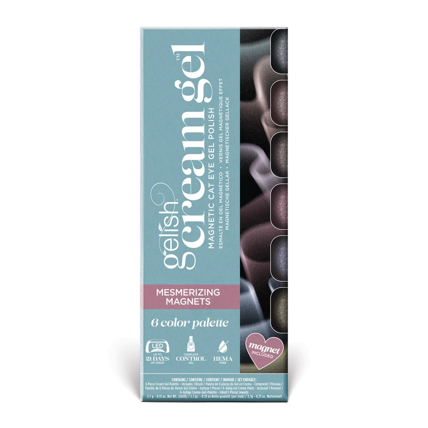 Gelish Magnet Cream Gel Palette Mesmerizing Magnets - 6 PC