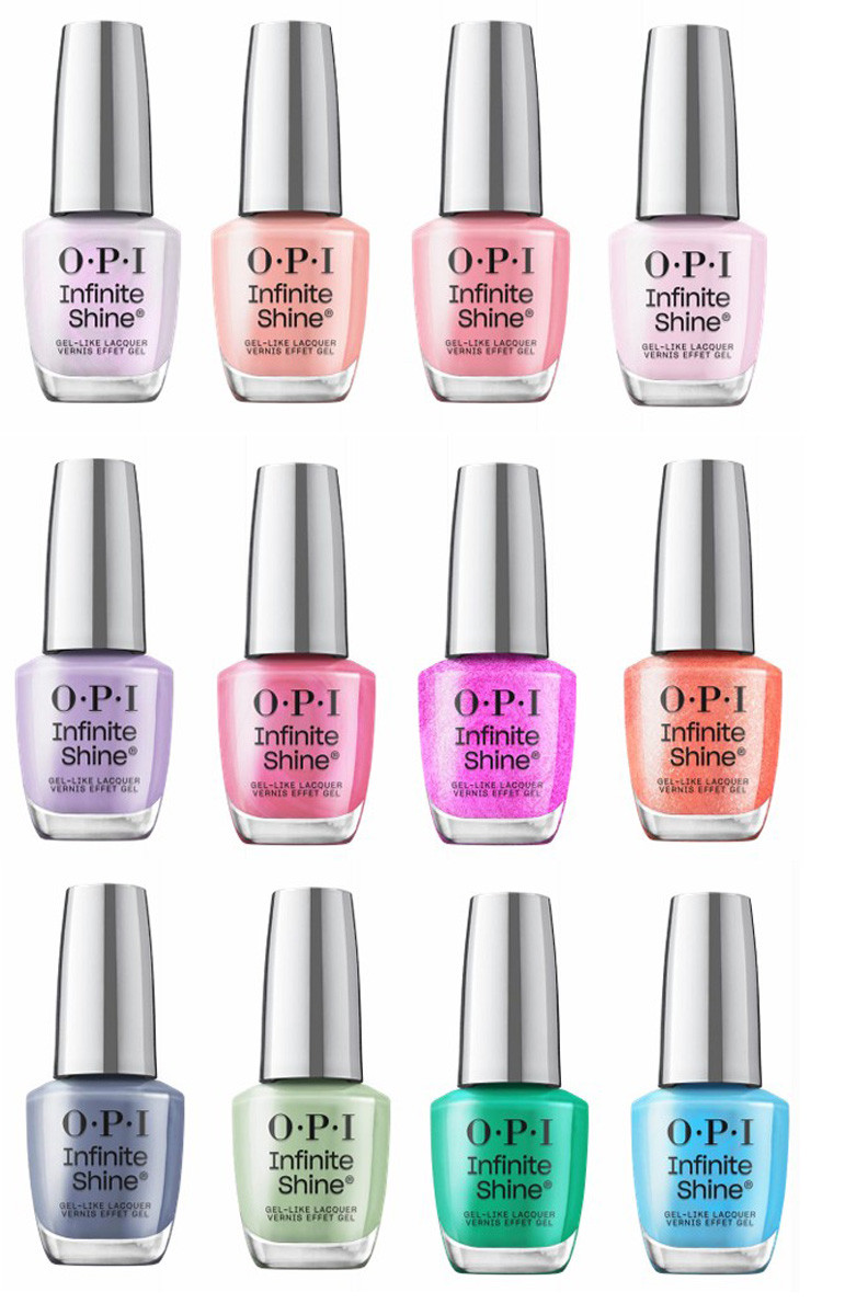 OPI Infinite Shine OPIcons Spring 2026 collection - 14 PC Display