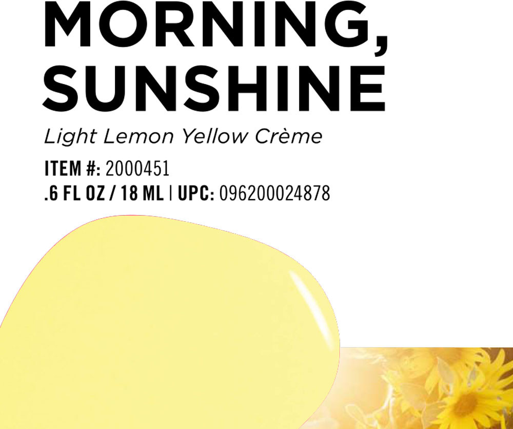 ORLY Nail Lacquer Morning, Sunshine - .6 fl oz / 18 mL