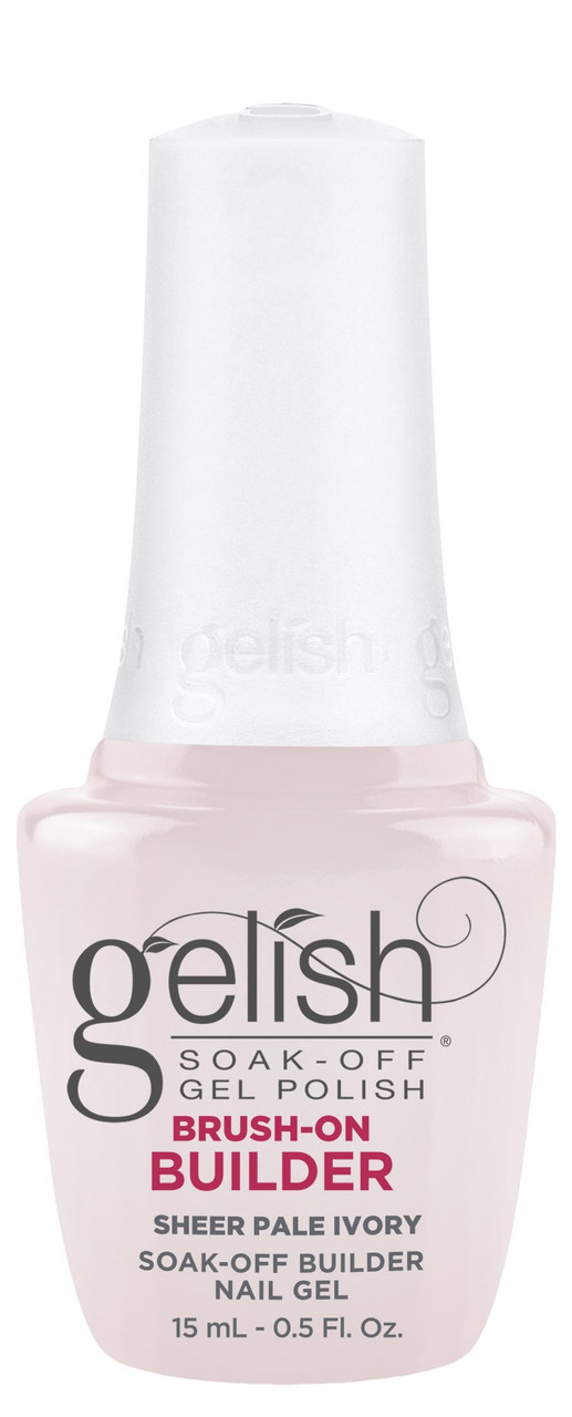 Gelish HEMA-Free Brush-On Builder Sheer Pale Ivory - 15 mL / .5 fl oz
