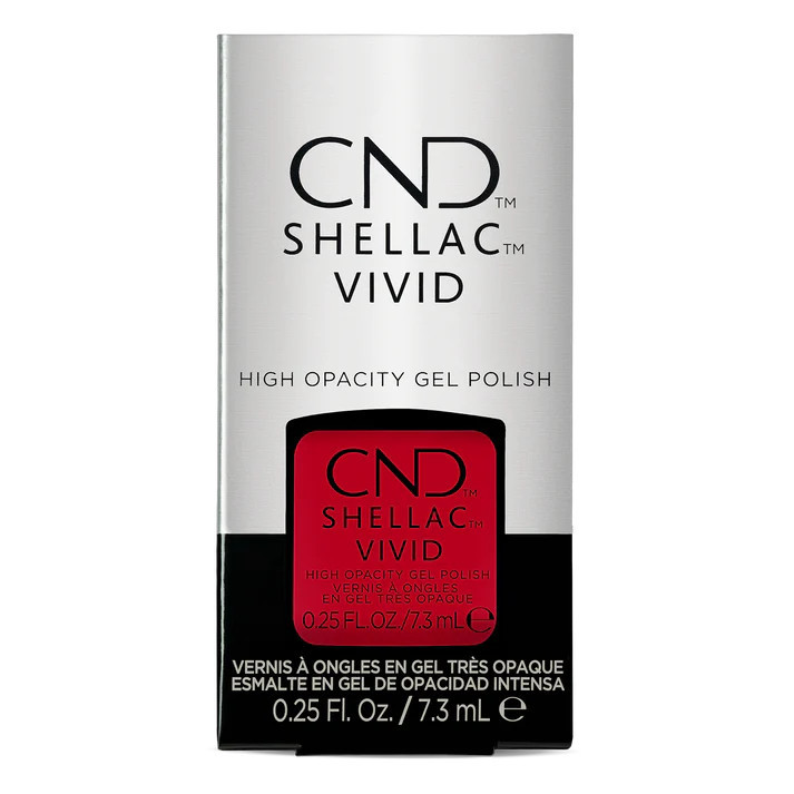 CND SHELLAC VIVID Red Carpe - 0.25 fl. oz. / 7.3mL