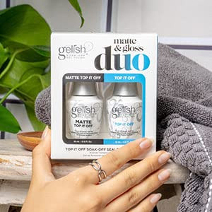 Gelish Top It Off Duo Matte & Glossy Top Coats