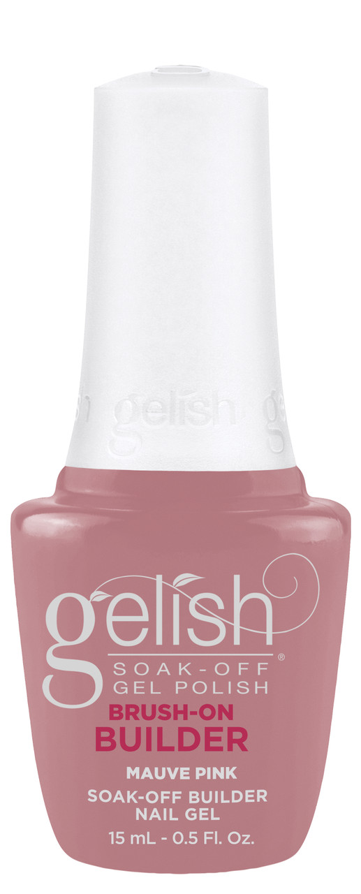 Gelish HEMA-Free Brush-On Builder Mauve Pink - 15 mL / .5 fl oz