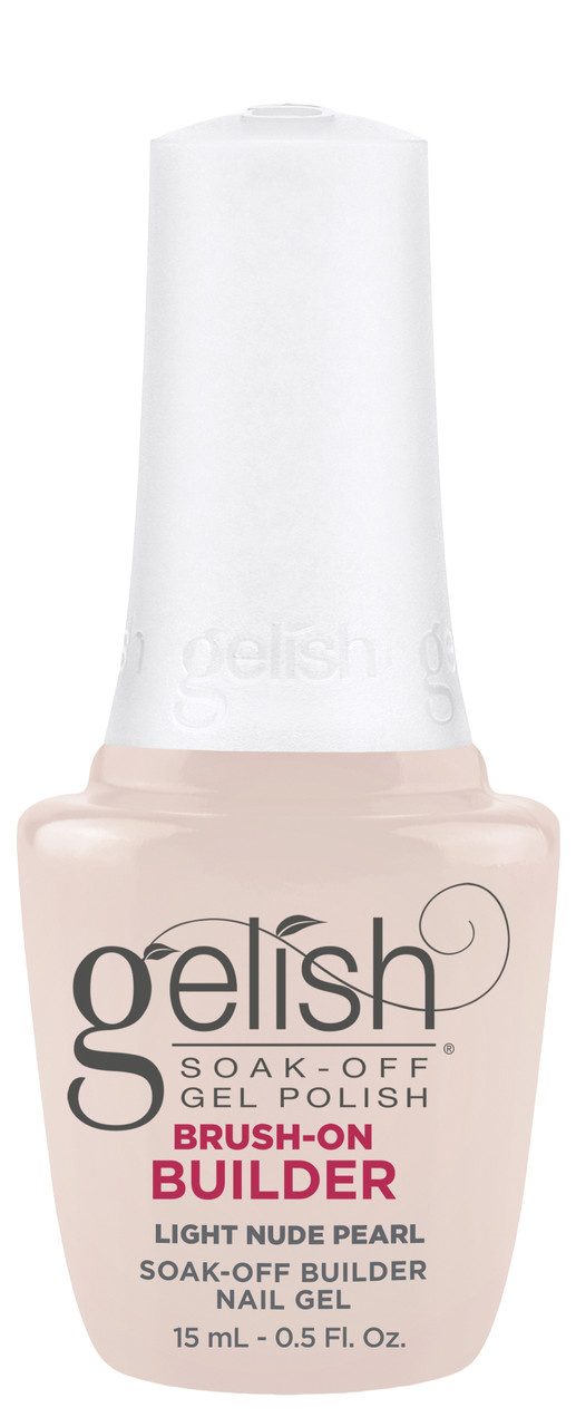 Gelish HEMA-Free Brush-On Builder Light Nude Pearl - 15 mL / .5 fl oz