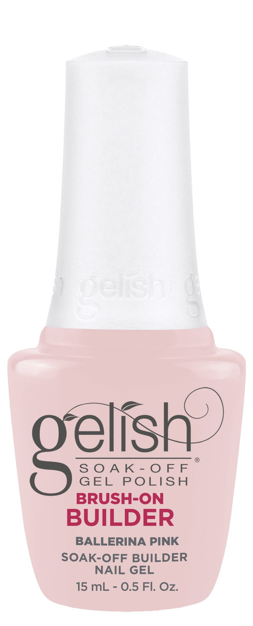 Gelish HEMA-Free Brush-On Builder Ballerina Pink - 15 mL / .5 fl oz