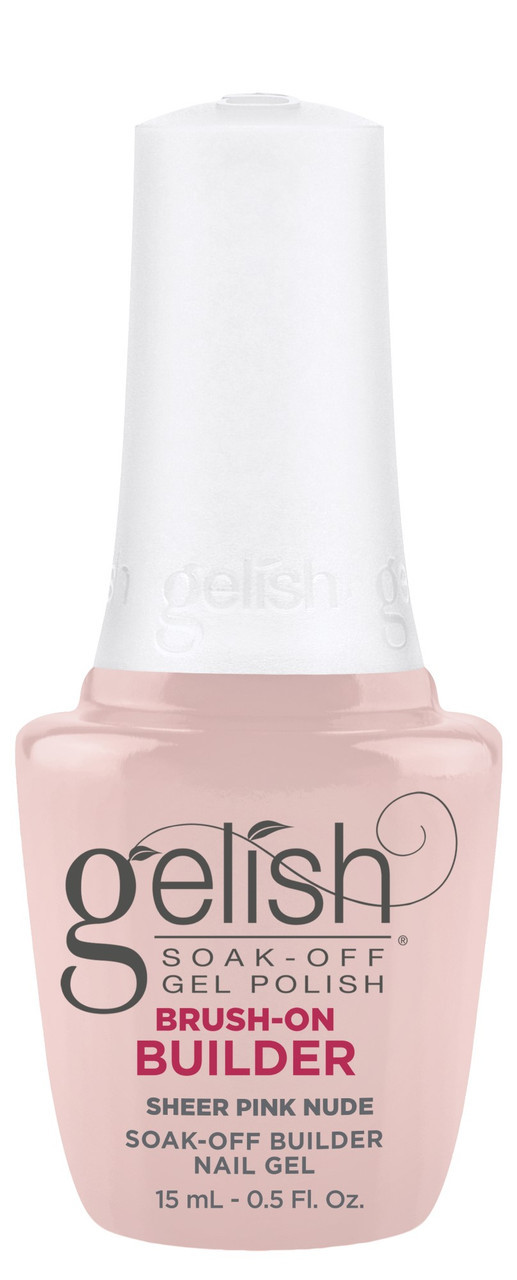 Gelish HEMA-Free Brush-On Builder Sheer Pink Nude - 15 mL / .5 fl oz