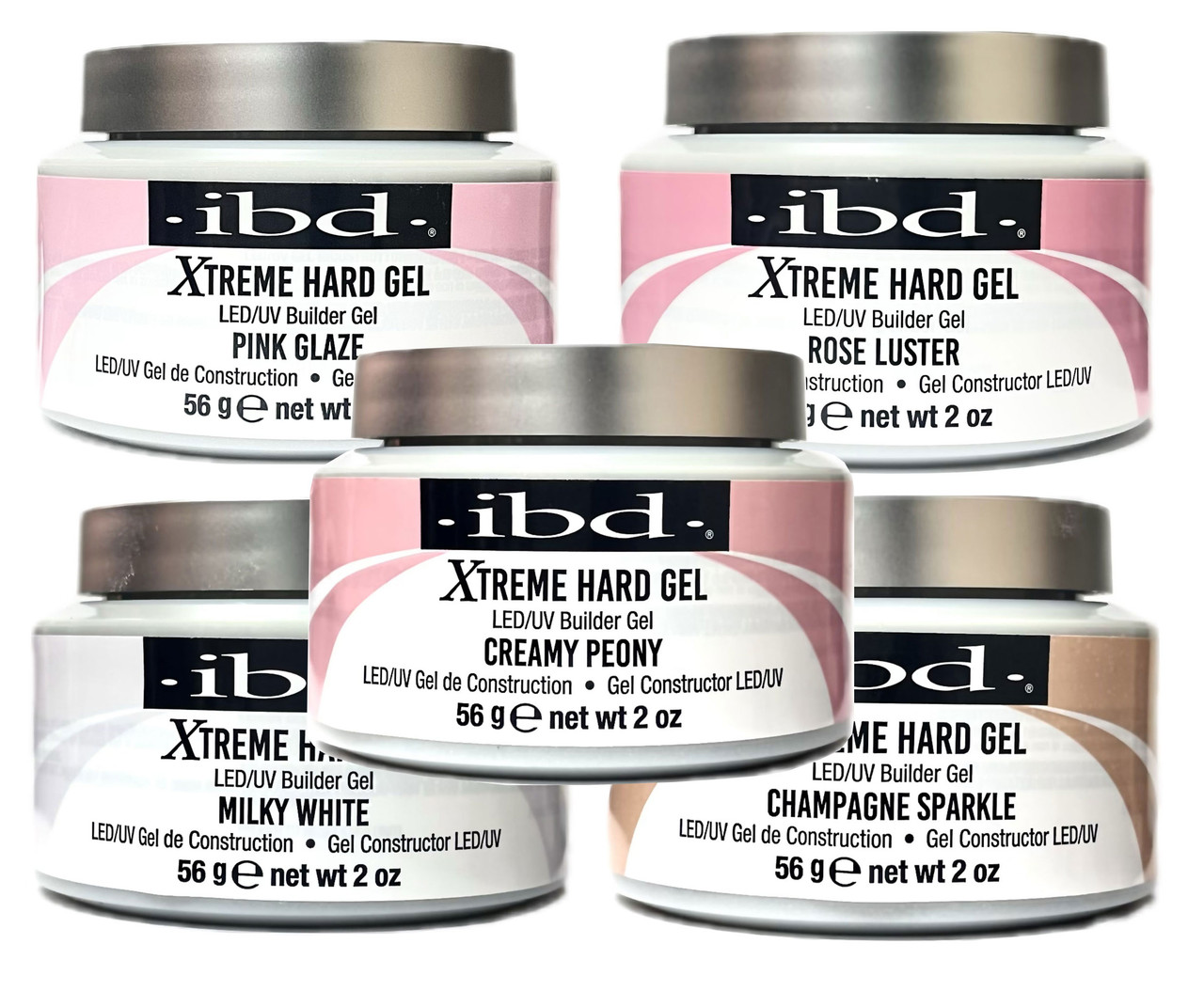 IBD Hard Gel LED/UV Xtreme Builder Gel  - 56 g / 2 oz - NEW