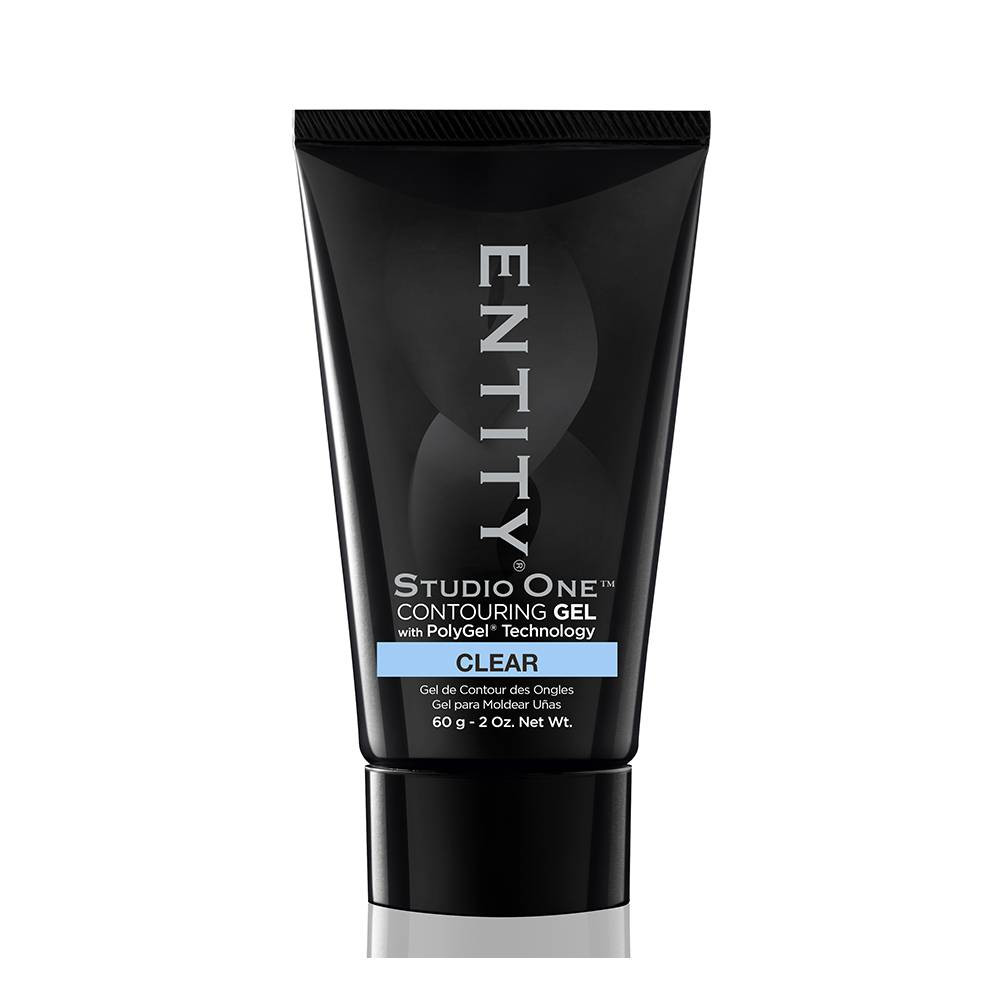 Entity Studio One Contouring Gel PolyGel Clear - 60g | 2 Oz