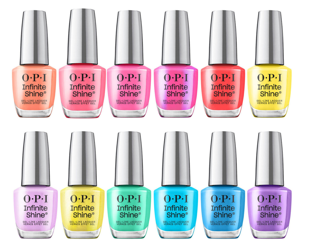 OPI Infinite Shine Summer 2026 Trip to the Brite Side Collection - 14PC Display