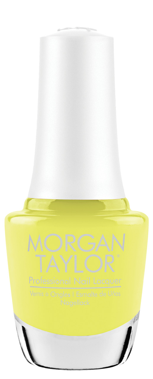 Morgan Taylor Nail Lacquer Lemon Drop Lush - 0.5 fl oz