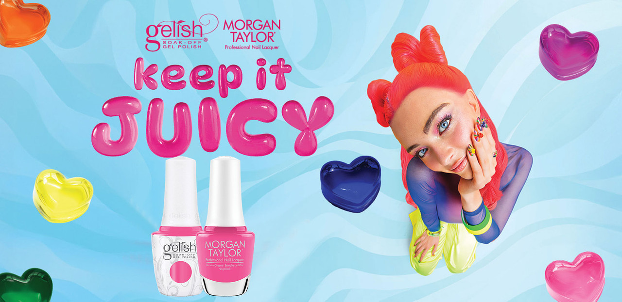Gelish & Morgan Taylor Summer 2026 Keep It Juicy collection Duo (Gel & Lacquer)