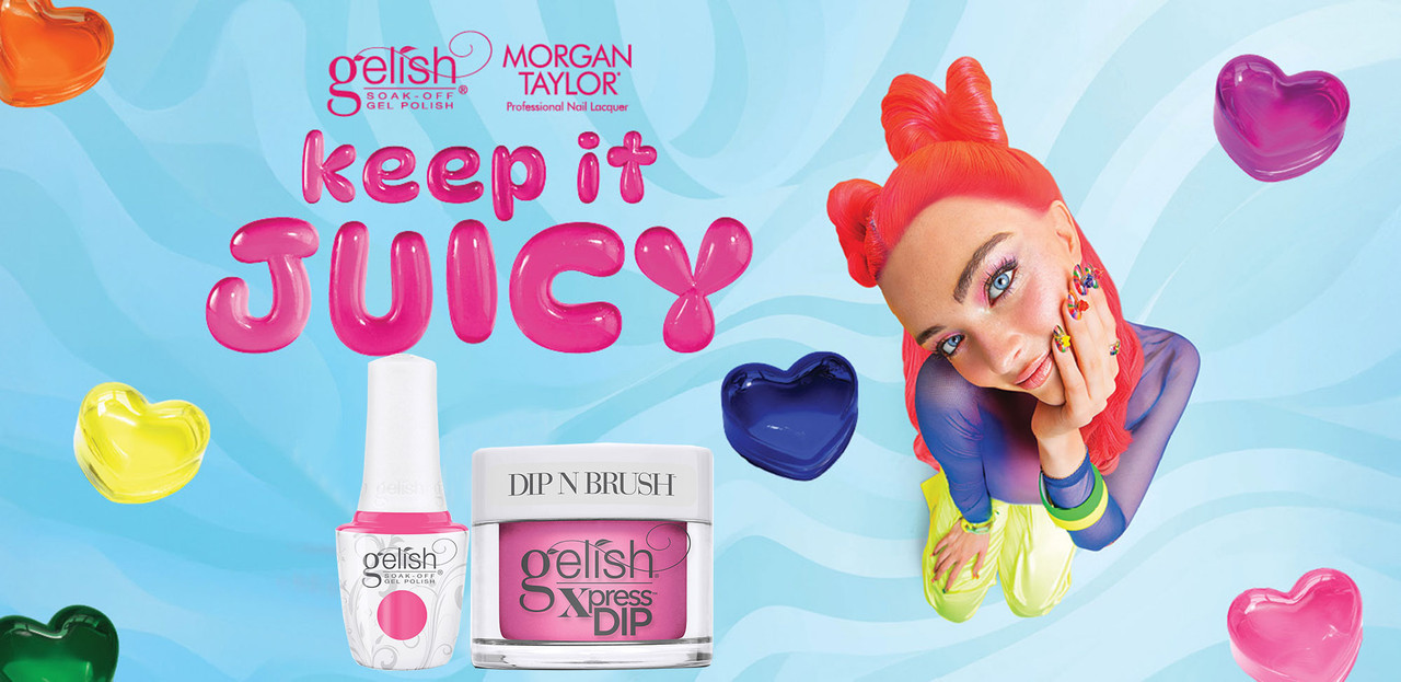 Gelish Summer 2026 Keep It Juicy collection Duo (Gel & Dip)