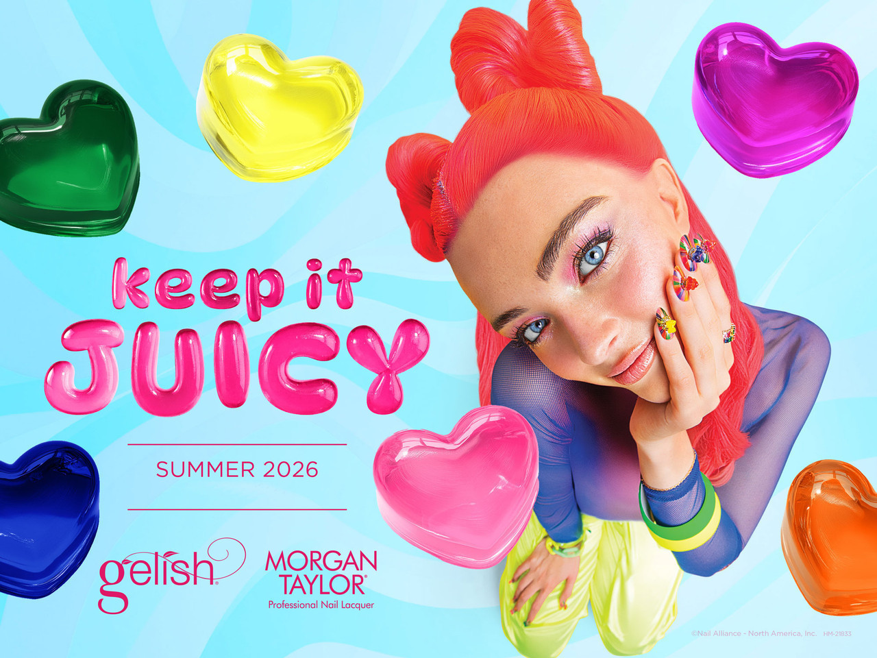 Gelish & Morgan Taylor Summer 2026 Keep It Juicy collection