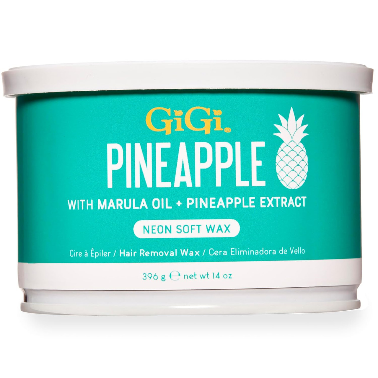 GiGi Neon Soft Wax Pineapple - 14oz