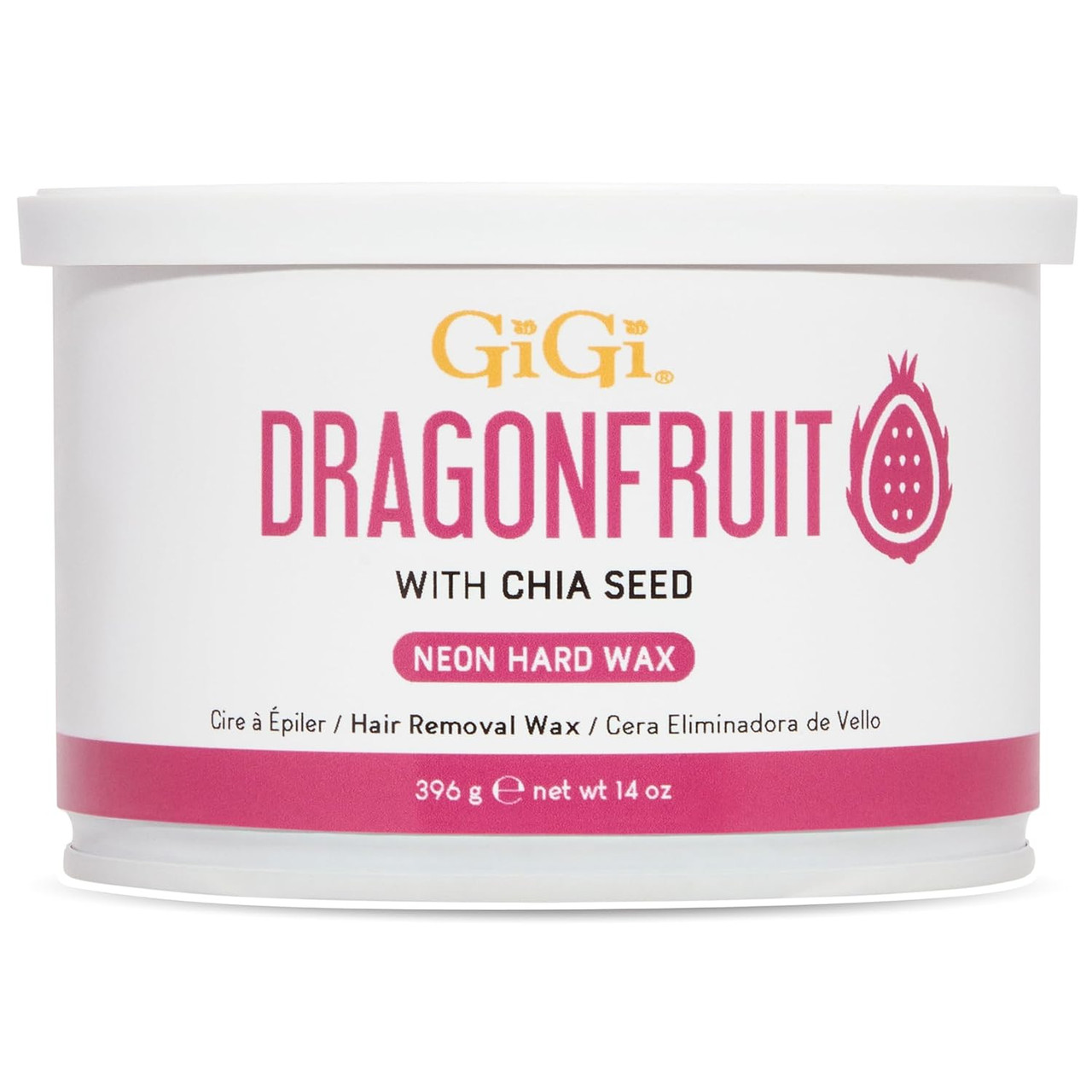 GiGi Neon Hard Wax Dragonfruit - 14 oz