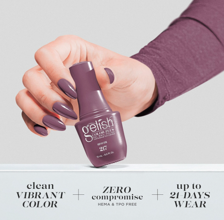 Gelish Color Plus Gel Nail Polish Cozy Up Cutie - 0.5 fl oz