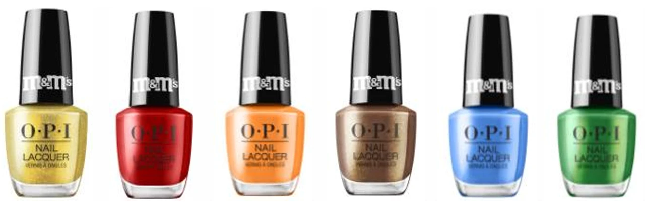 OPI Nail Lacquer Sweeten Your Mani x m&m Holiday 2026 Collection - 12PC Display