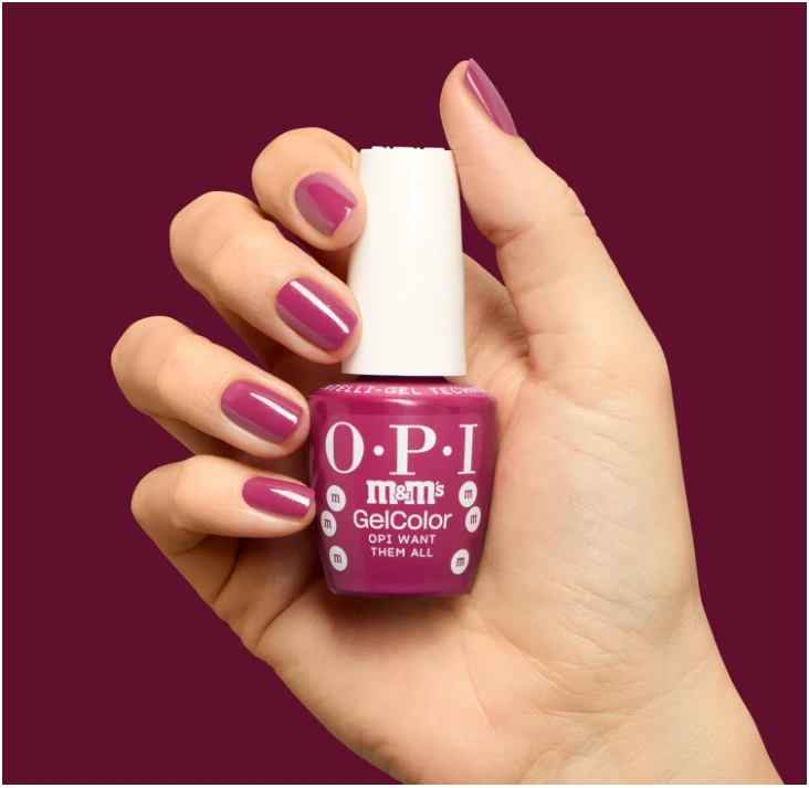 OPI x M&M'S GelColor Intelli-Gel OPI Want Them All HPT09 - 0.5 oz (15 mL)