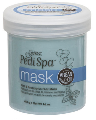 Gena Pedi Spa Mint & Eucalyptus Foot Mask with Argan Oil Complex - 16oz