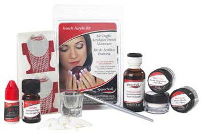 SuperNail French Acrylic Kit ** Non-Returnable