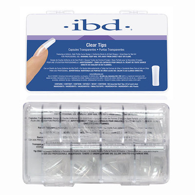 ibd Clear Nail Tips - 100ct