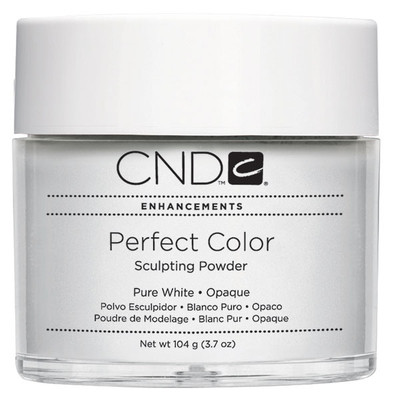 CND Perfect Color Sculpting Powder - Pure White Opaque 3.7 oz