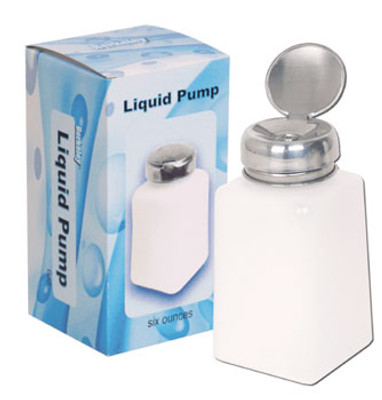 Standard Plastic Liquid Pump - 6oz Clear