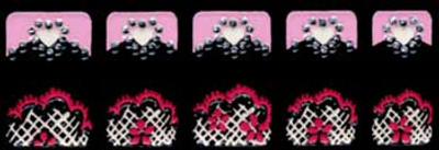 3-D Nail Sticker - Series 109-4