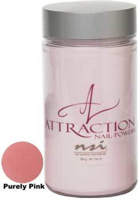 NSI Attraction Nail Powder - Purely Pink - 24.7oz