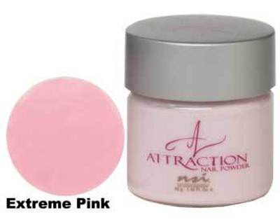 NSI Attraction Nail Powder - Extreme Pink - 1.42oz