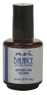NSI Balance UV Gel Brush On Gloss (1/2 Oz.)