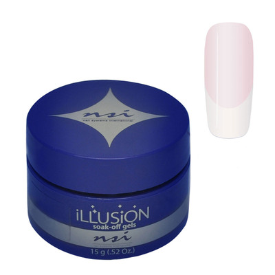 NSI Illusion Soak Off Gel - Sheer Pink Base Gel - .5oz