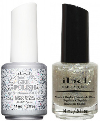 ibd Just Gel Polish & Nail Lacquer  Lights! Camera! Karats! .5oz