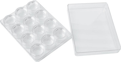 Clear Jar Storage Set 12 pcs - 3ml