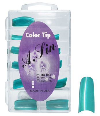 A. Sin Assorted Color Nail Tips - 110ct # 40
