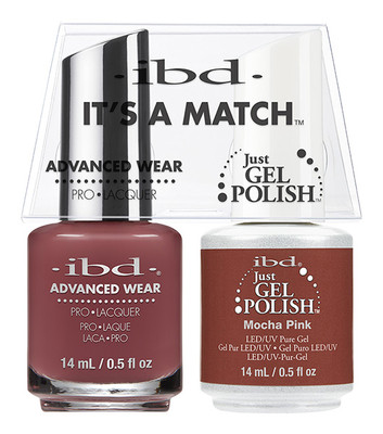 ibd It's A Match Advanced Wear Duo Mocha Pink - 14 mL/ .5 oz