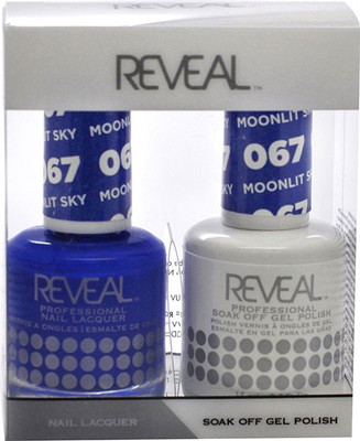 Reveal Gel Polish & Nail Lacquer Matching Duo - MOONLIT SKY - .5 oz