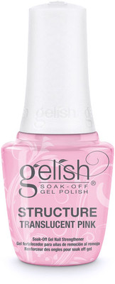 Gelish Soak Off Nail Strengthener Structure Translucent Pink - 0.5 fl oz