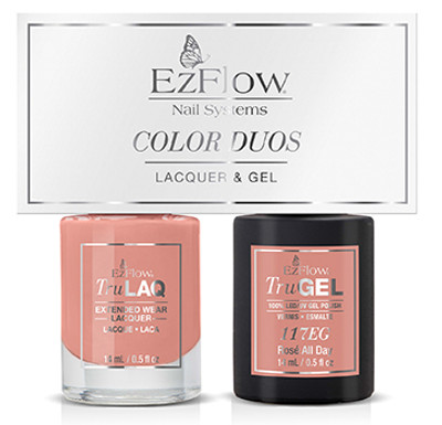 EzFlow TruGEL LED/UV Rose All Day Dou 117ED - 14 mL / 0.5 fl oz