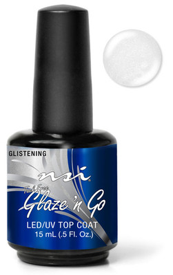 NSI LED/UV Glaze 'n Go Shimmer Glistering - .5 fl oz (15 mL)