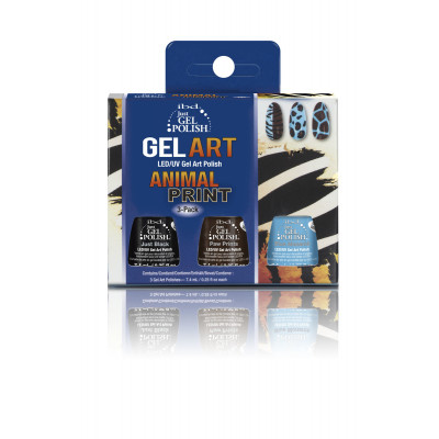 ibd Just Gel Polish Animal Print Gel Art 3-Pack