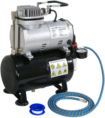 Pro 1/5 HP Airbrush Air Compressor w/ 3L Tank